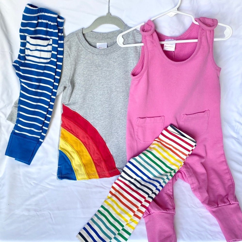 Four Piece Hanna Andersson Rainbow Play Set